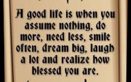 A Good Life?